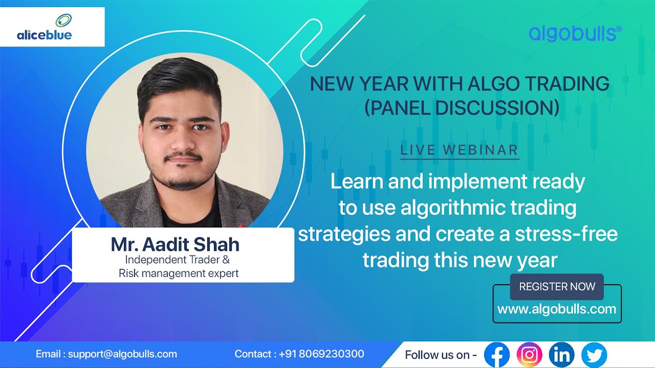 algobulls Images High Quality Grahic Algo Trading 2022 panel discussion | AlgoBulls the best Algo Trading ...