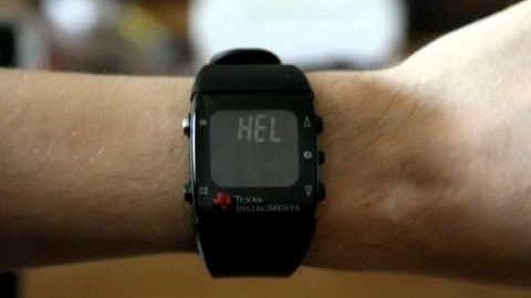 Hello from EZ430-Chronos