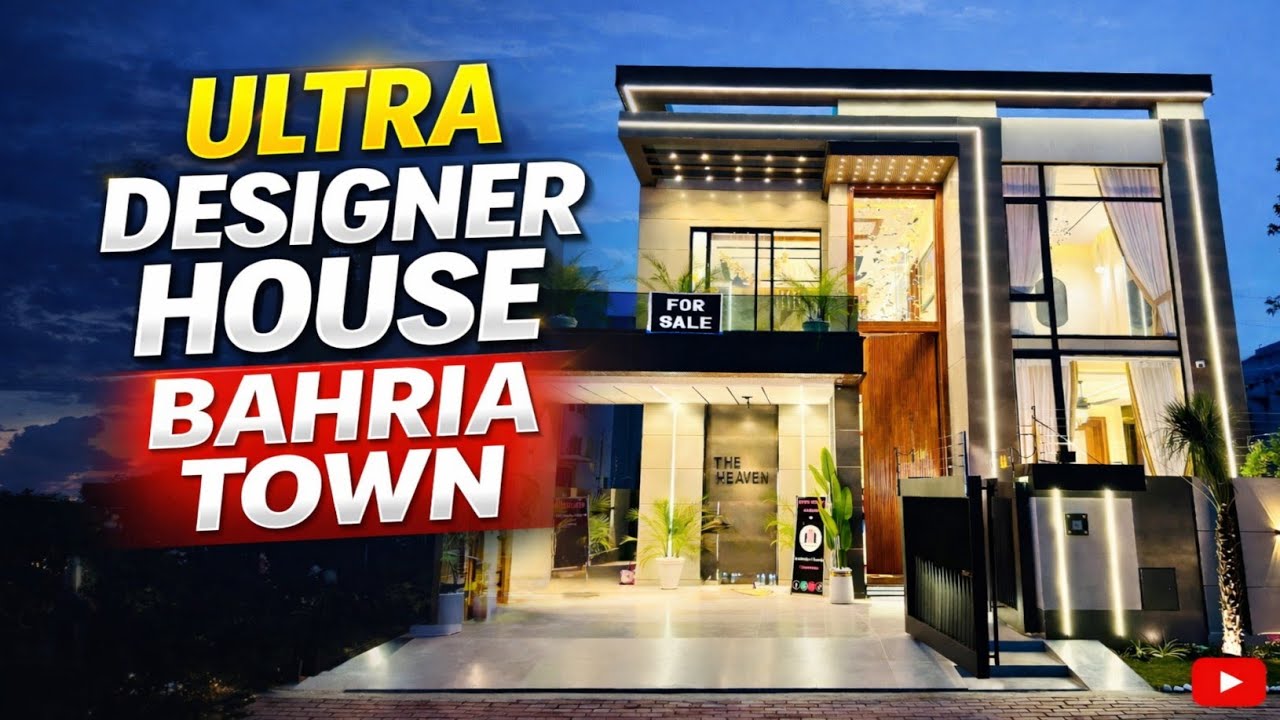 10 Marla Ultra Modern design House For Sale In Bahria Town Lahore 