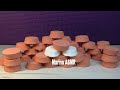 ASMR baking soda crunchy pills. Satisfying ASMR video