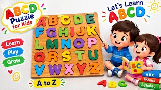 ABCD Puzzle for Kids 🧩 | Learn ABC Alphabet with Fun | A to Z Puzzle Game | Kids Learning Video screenshot 5