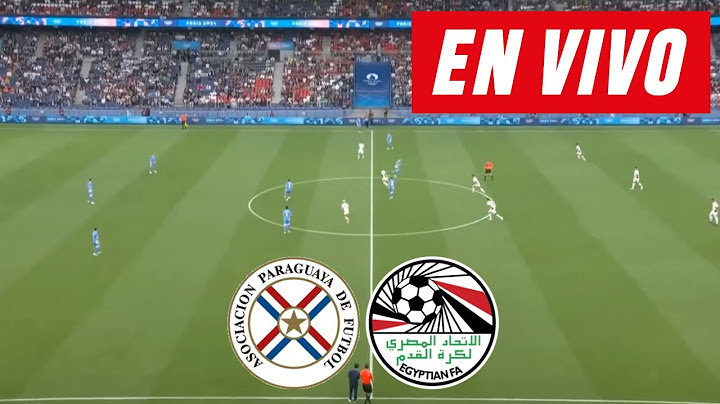 PARAGUAY VS EGIPTO EN VIVO 🔴 JUEGOS OLÍMPICOS 2024