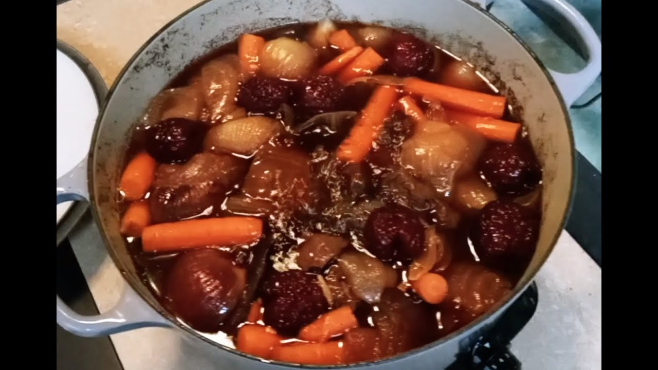 Korean style braised elk or deer shank recipe, turning undesirable meat