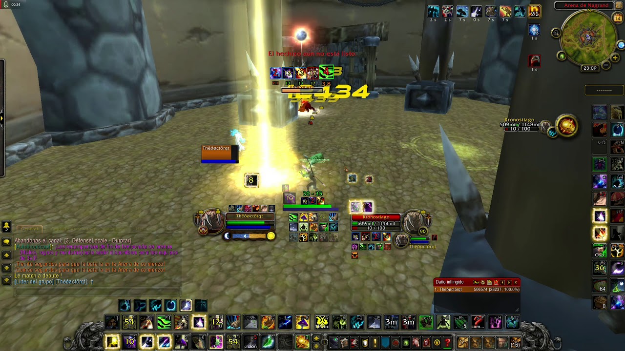 Boomkin vs Feral 1v1 GALACTIC - MoP 5.4.8