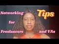 Networking Tips for Freelancers & Virtual Assistants #money #freelancing #foryou