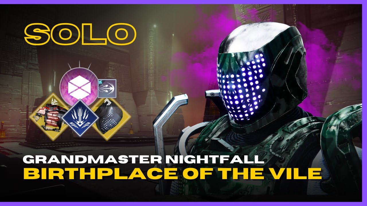 Thunderclap & Insurmountable Skullfort - Solo GM "Birthplace of the Vile" on Titan - Destiny 2