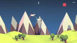 Friendsheep beta 2 parallax scrolling mountains