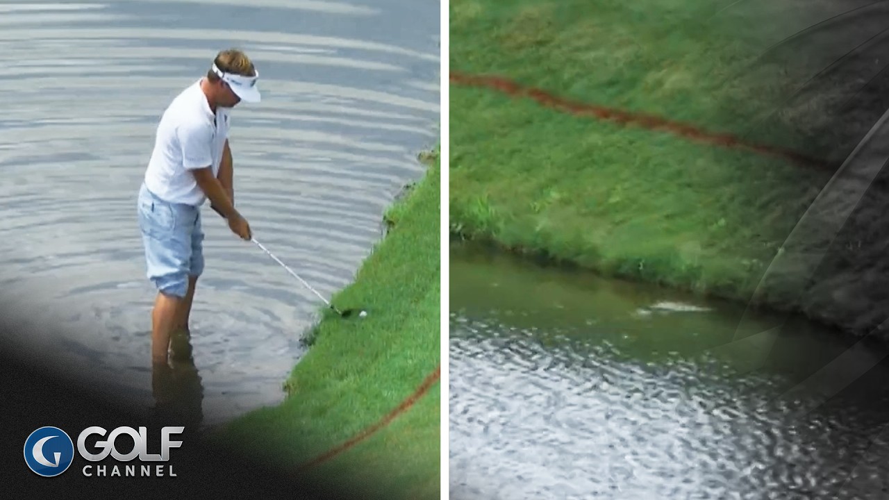 Keith Mitchell finds the water TWICE on same hole in the playoffs | Golf Channel