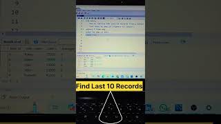 Last 10 records? Use DESC + LIMIT 10! 🔥 #learnsql #education #databaseconcepts #psql #mysqlworkbench