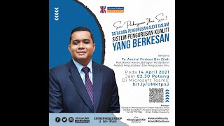 Tatacara Pengurusan Audit Dalam Sistem Pengurusan Kualiti (SPK) MS ISO 9001:2015 yang Berkesan