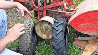 Swapping Tires On the Troy-Bilt Horse Tiller Without Removing Rims