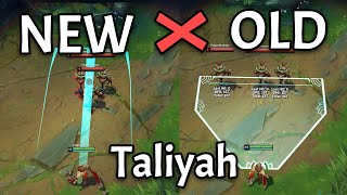Taliyah REWORK: NEW vs. OLD (Side by Side)