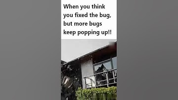 When you think you fixed the bug, but more bugs keep popping up!! #coding #codinglife #python #react
