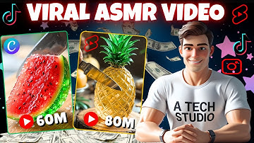 How to Make Viral AI ASMR Cutting Videos for FREE! | No Script, No Budget, Just ChatGPT + Canva!"