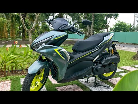 Đánh Giá Yamaha NVX 2021 XÁM ÁNH XANH Màu Mới 2022 | New NVX 155 Abs 2021