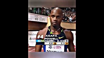 top 5 fastest 60m split in 100m #sprints