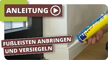 Werden Fußleisten versiegelt?