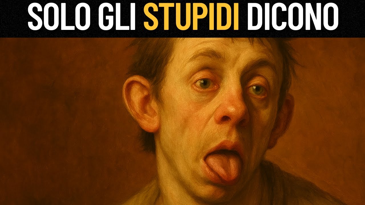 6 Cose Che un Uomo Stupido Dice Sempre | Filosofia Machiavellica