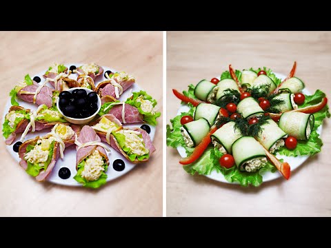 3 amazing SNACKS for the HOLIDAY table in the form of ROLLERS!