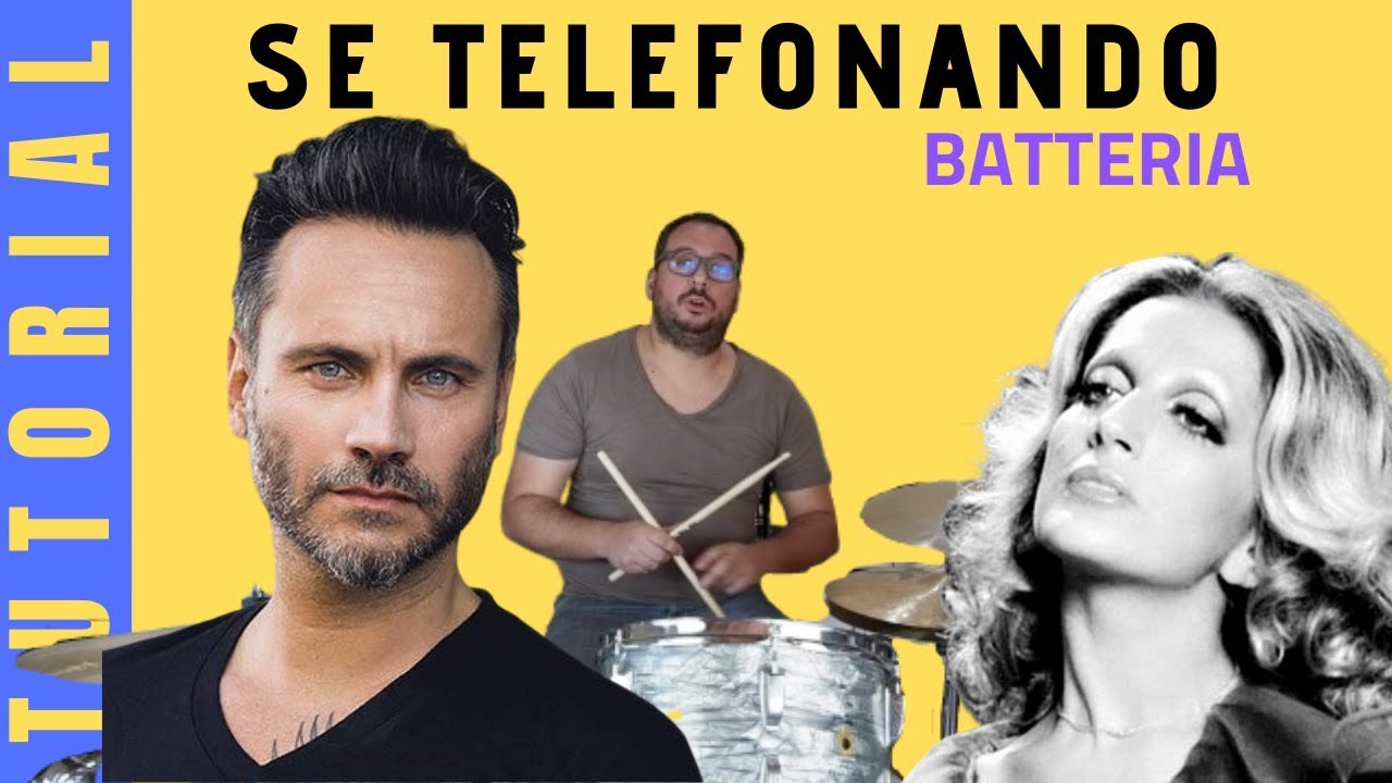 se-telefonando-mina-vers-nek-batteria-tutorial-youtube