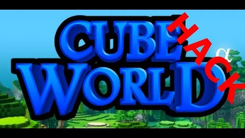 cheat cube world avec le logitiel Character Editor