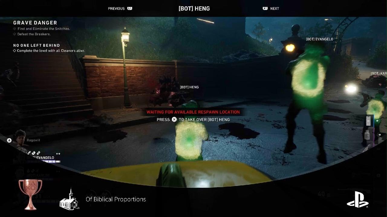 Back 4 Blood ~ Of Biblical Proportions Trophy