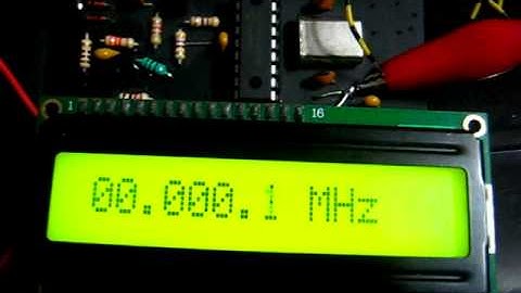 Frequency Counter With EEPROM Function on PIC16F84