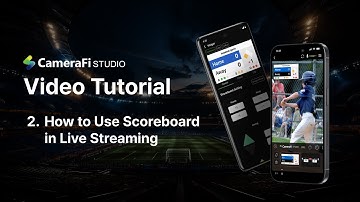 [CameraFi STUDIO Tutorial] 2. How to Use Scoreboard in Live Streaming