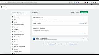 Shopify Translate & Adapt - How to bulk translate URLs