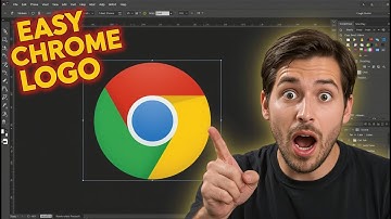 How To Make Google Chrome Logo in CorelDraw || CorelDraw पर मिनटों में लोगो बनायें || Coreldraw