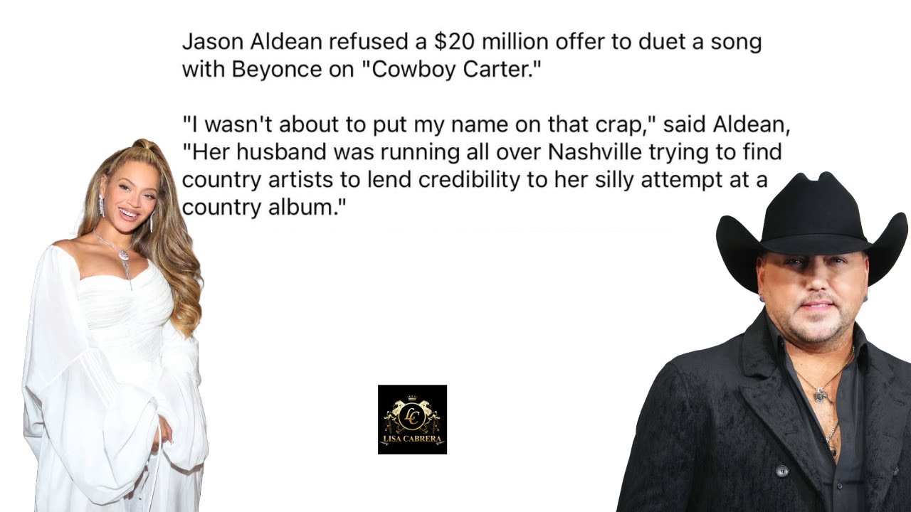 Jason Aldean's Post on Doing a Duet w/ Beyonce on Cowboy Carter - YouTube