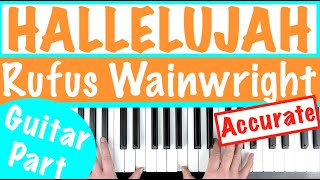 How to play HALLELUJAH - Rufus Wainwright (Leonard Cohen) Piano Tutorial