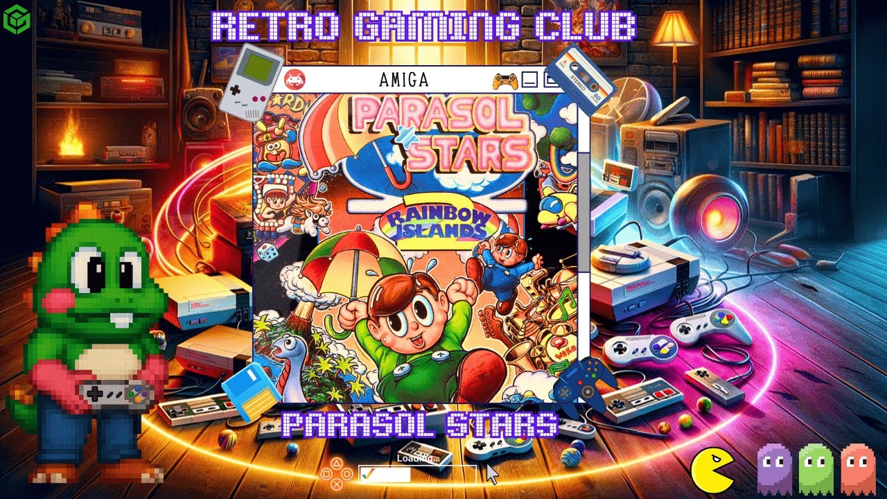 Who puts a parasol up when it's not even raining? | Parasol Stars | Amiga Review