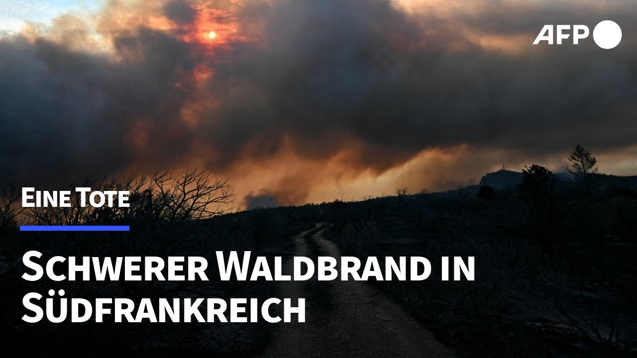 Schwerer Waldbrand in Südfrankreich – eine Tote | AFP
