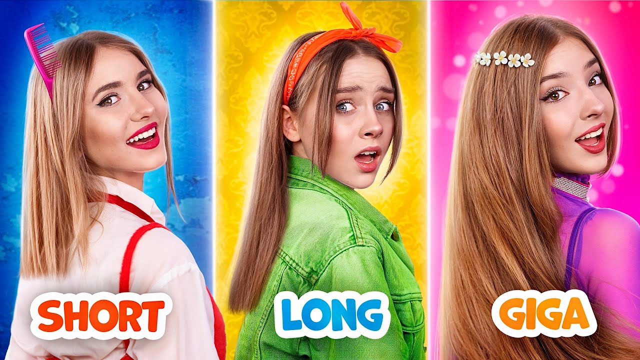 Par Scurt vs Par Lung vs Par Giga Lung! Fostele Mele Iubite Nebune vs Mine