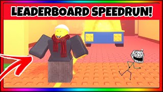 GOT ON THE SPEEDRUN LEADERBOARD! - Need More Heat Roblox