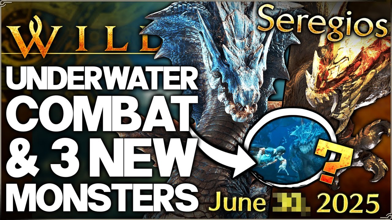 Monster Hunter Wilds - 3 NEW MONSTERS CONFIRMED - Seregios, Lagiacrus & BIG Title Update 2 Reveals!