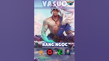 Giáo án 1 phút #4: Cách lên trang bị mạnh nhất cho " Đấng " - Yasuo Tốc chiến #Shorts