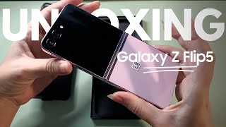 Galaxy Z FLIP 5 ✨ Unboxing & customisation