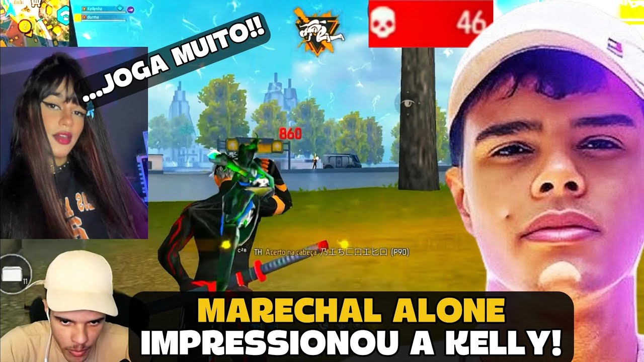 MARECHAL IMPRESSIONOU SUA NAMORADA AO FAZER 33 KILL COM 2 AWM! FREE FIRE - MARECHAL HIGHLIGHTS