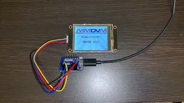 Wirelessly Connected Nextion Screen to MMDVM
