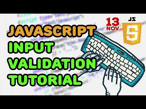Simple JavaScript Input Validation Tutorial