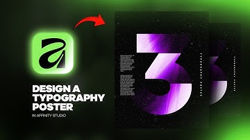 How to Design a Trendy Typography Poster in Affinity (Fast & Easy!)