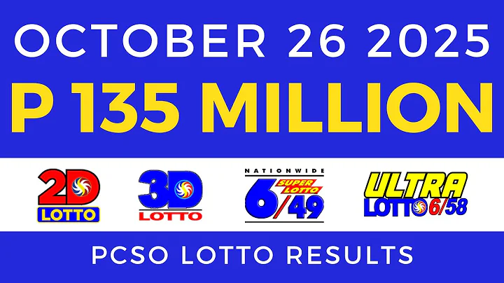 Lotto Result Today 9pm PCSO October 26 2025