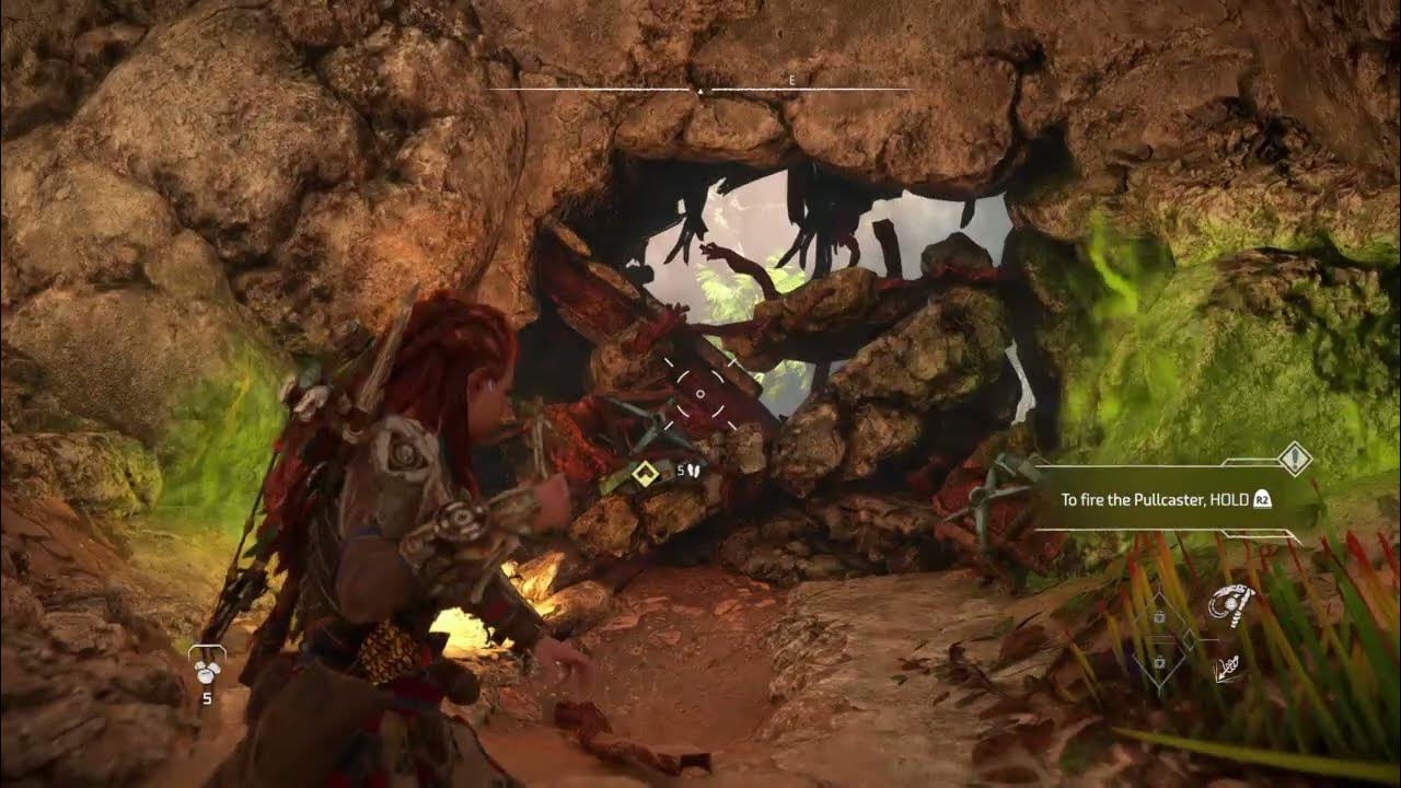 Horizon Forbidden West, use the grapple point YouTube