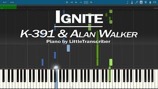 K-391 \u0026 Alan Walker - Ignite (Piano Cover) ft Julie Bergan \u0026 Seungri by LittleTranscriber