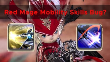 Red Mage Corps-a-corps & Displacement Bugged??