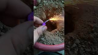 Cracker underground trick #shorts #firework #diy #trick #cracker #diwali