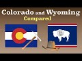 Colorado and Wyoming Compared