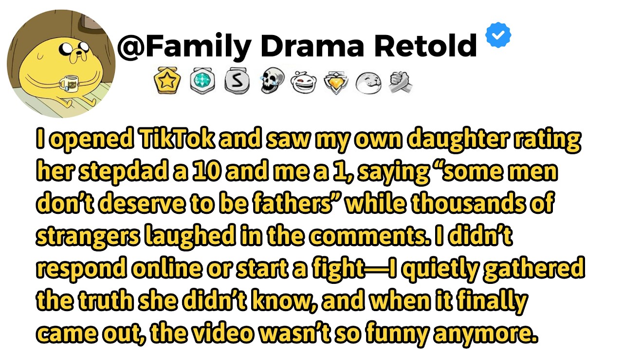 My Daughter Posted A TikTok “Rating My Parents–Stepdad 10/10, Bio Dad 1/10 